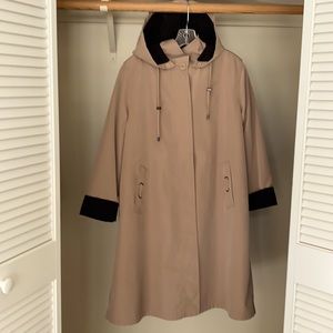 Tally-ho lined raincoat.